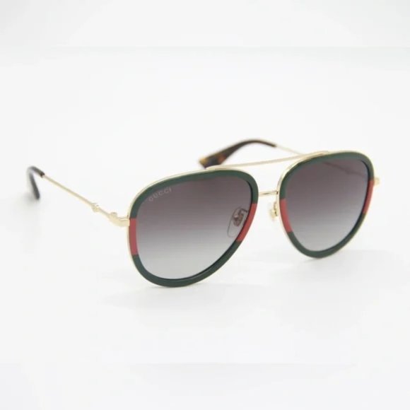 NEW GUCCI GG0062S 003 UNISEX AVIATOR SUNGLASSES - Picture 7 of 10
